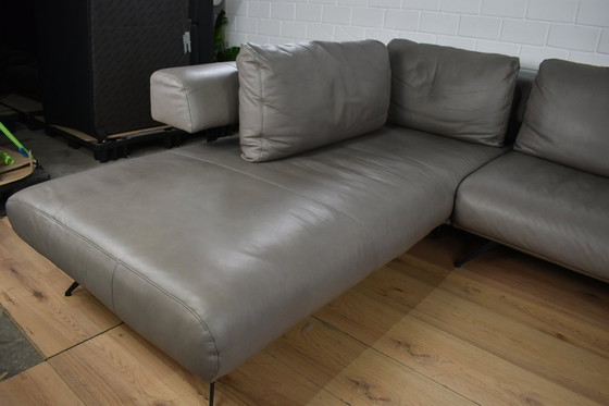 Image 1 of Canapé en cuir Dieter Knoll Collection Canapé en cuir de coin Canapé d'angle