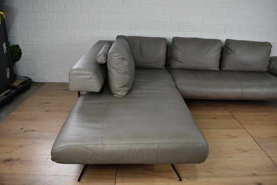 Image 1 of Canapé en cuir Dieter Knoll Collection Canapé en cuir de coin Canapé d'angle