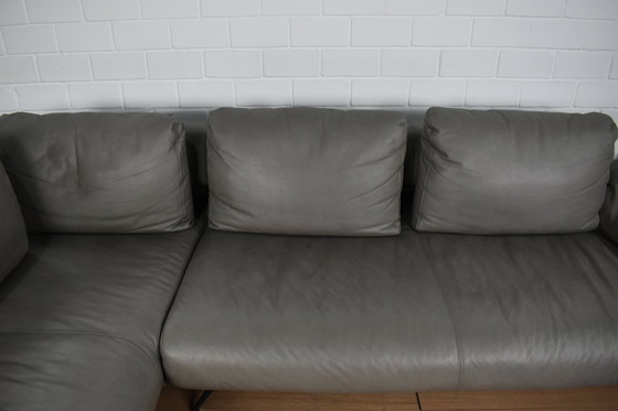 Image 1 of Canapé en cuir Dieter Knoll Collection Canapé en cuir de coin Canapé d'angle