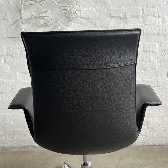 Image 1 of Walter Knoll - Fauteuil coque Fk - Noir - Top condition