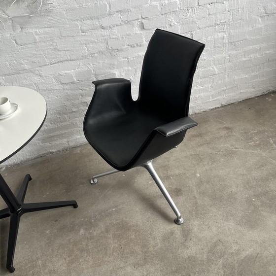 Image 1 of Walter Knoll - Fauteuil coque Fk - Noir - Top condition