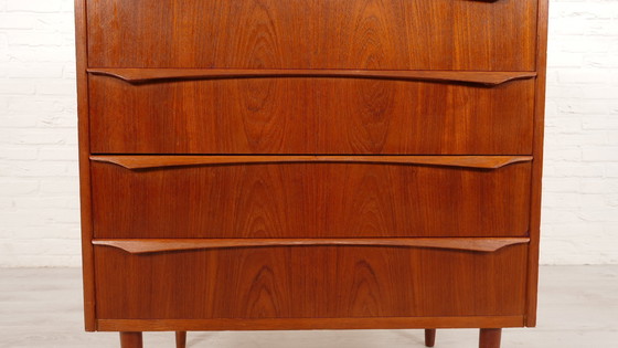 Image 1 of Commode danoise vintage | Teck | 6 tiroirs | 106 Cm