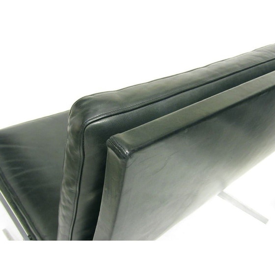 Image 1 of Paire de fauteuils Bo-561 vintage en acier et cuir par Preben Fabricius et Jorgen Kastholm pour Bo-Ex, années 1960