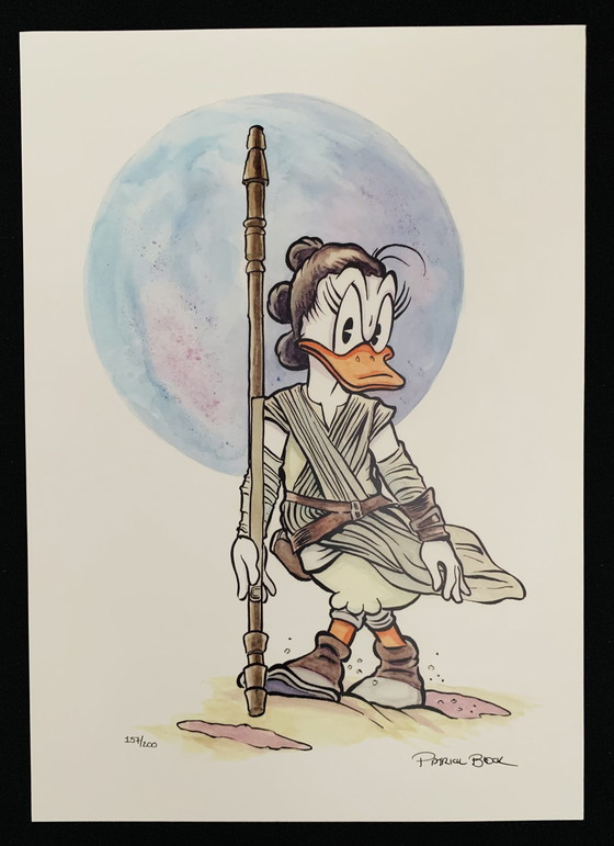 Image 1 of Disney, Star Wars 'Daisy Rey'. Signé et numéroté.