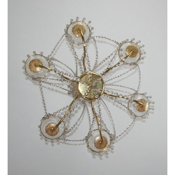 Image 1 of Lustre vintage en laiton, 1960