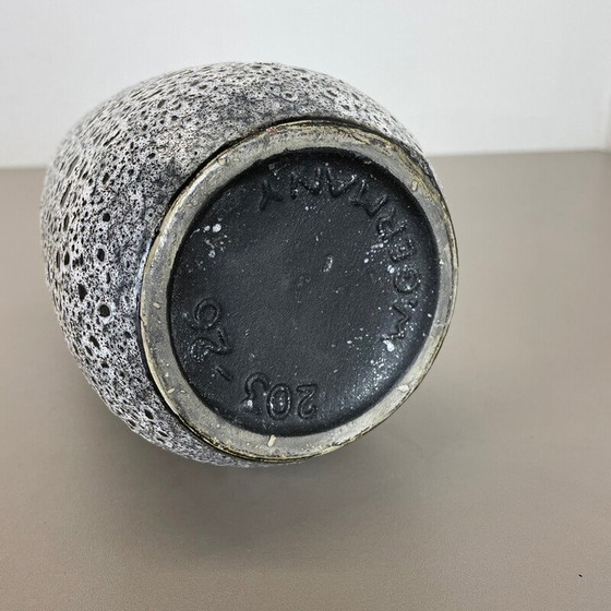 Image 1 of Vase multicolore en poterie grasse de Scheurich, Allemagne, années 1970