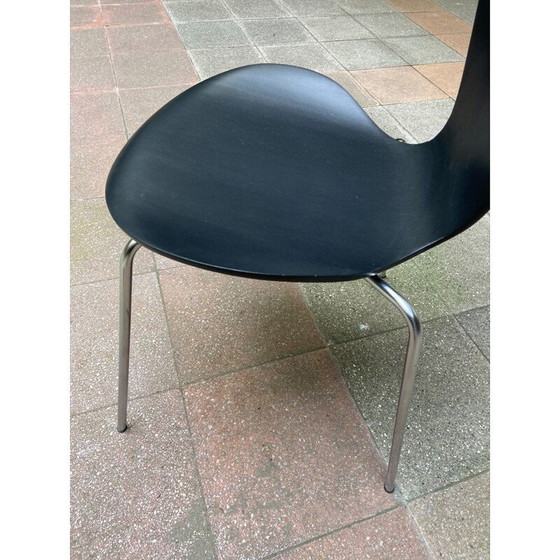 Image 1 of Ensemble de 3 chaises vintage 3107 par Arne Jacobsen pour Fritz Hansen, 1960