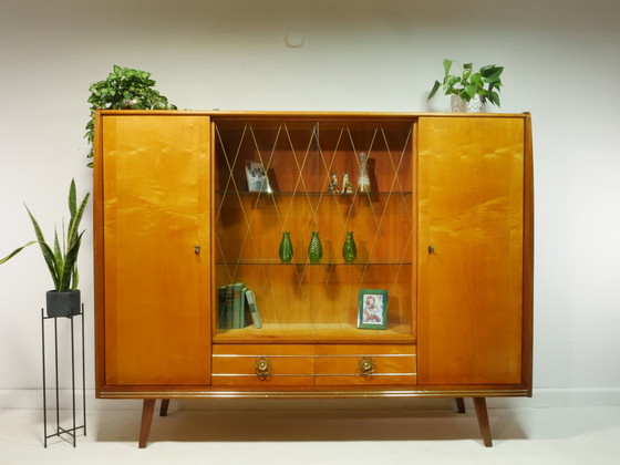 Image 1 of Highboard vintage / armoire de salon, années 60, Allemagne