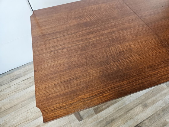 Image 1 of Table scandinave extensible en teck 70S