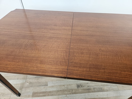 Image 1 of Table scandinave extensible en teck 70S