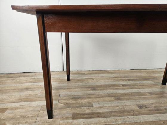 Image 1 of Table scandinave extensible en teck 70S