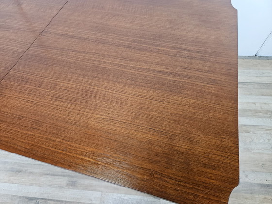 Image 1 of Table scandinave extensible en teck 70S