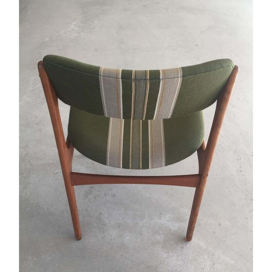 Image 1 of Chaises de salle à manger vintage en teck, Inc. Reupholstery Erik Buch 1960s