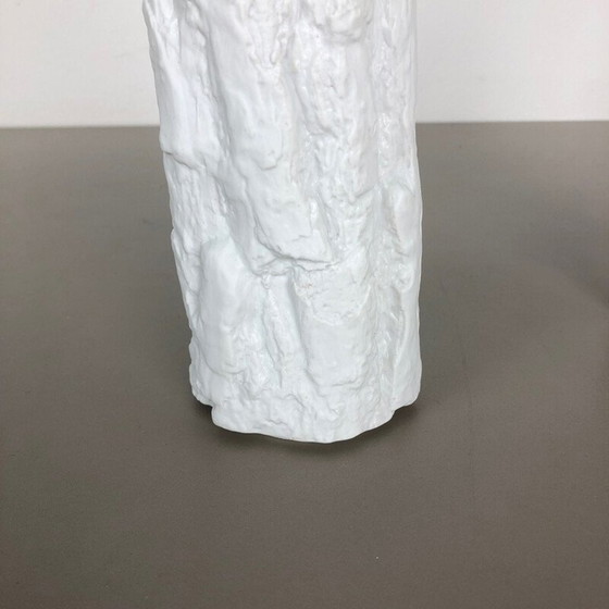 Image 1 of Paire de vases en porcelaine vintage OP Art, Brutalist, par Bareuthe Waldsassen, Allemagne 1970