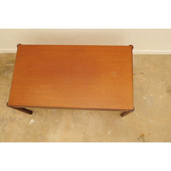 Image 1 of Table basse vintage en bois de hêtre, Tchécoslovaquie 1970