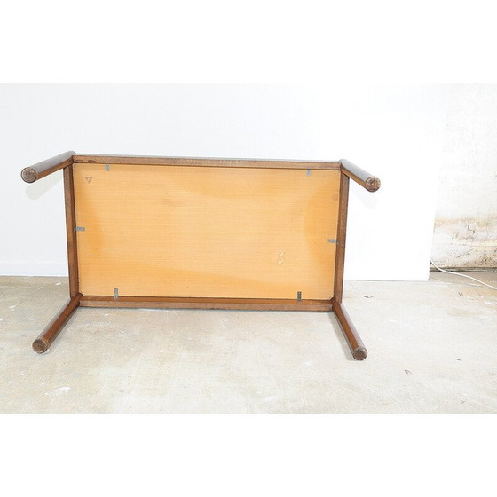 Image 1 of Table basse vintage en bois de hêtre, Tchécoslovaquie 1970