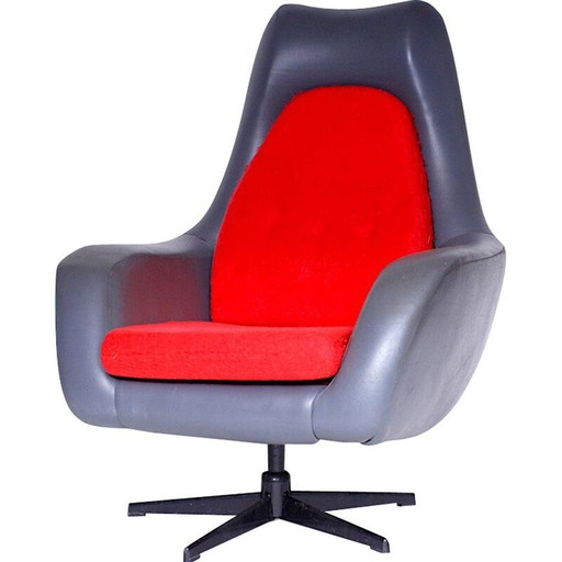 Fauteuil pivotant vintage Siesta, 1970