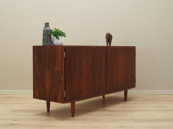 Image 1 of Armoire en bois de rose, Design danois, 1970S, Designer : Carlo Jensen, Production : Hundevad