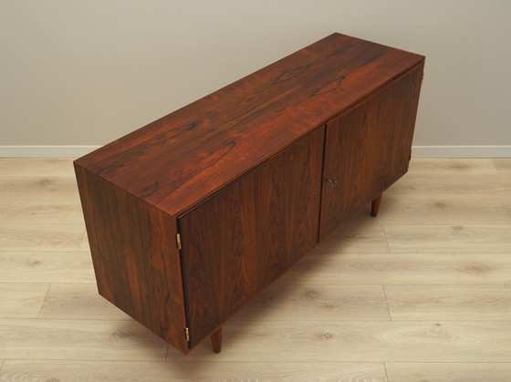 Image 1 of Armoire en bois de rose, Design danois, 1970S, Designer : Carlo Jensen, Production : Hundevad