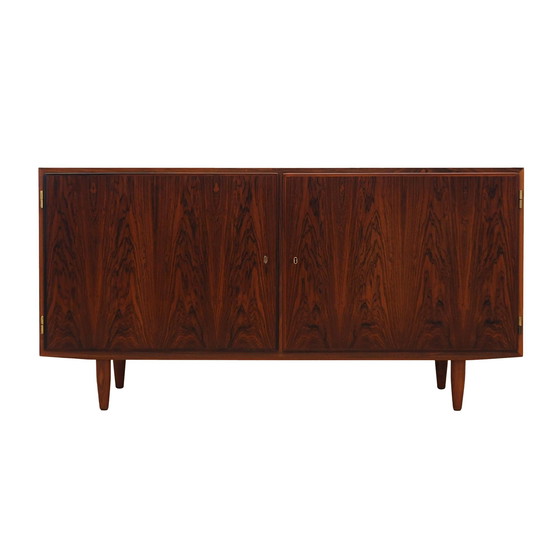 Image 1 of Armoire en bois de rose, Design danois, 1970S, Designer : Carlo Jensen, Production : Hundevad