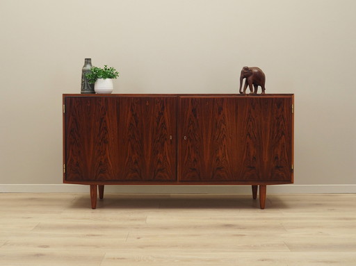 Armoire en bois de rose, Design danois, 1970S, Designer : Carlo Jensen, Production : Hundevad