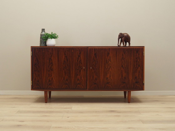 Image 1 of Armoire en bois de rose, Design danois, 1970S, Designer : Carlo Jensen, Production : Hundevad