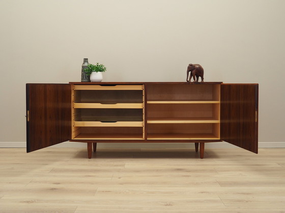 Image 1 of Armoire en bois de rose, Design danois, 1970S, Designer : Carlo Jensen, Production : Hundevad