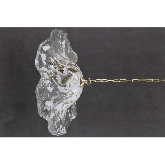 Image 1 of Lampe suspendue vintage en verre de Murano, Italie, années 1980