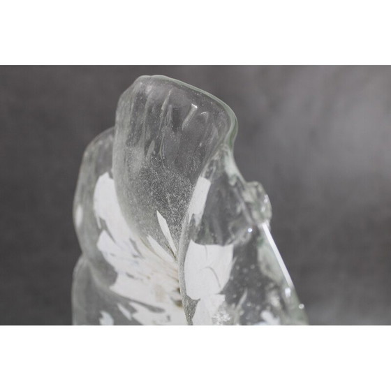 Image 1 of Lampe suspendue vintage en verre de Murano, Italie, années 1980