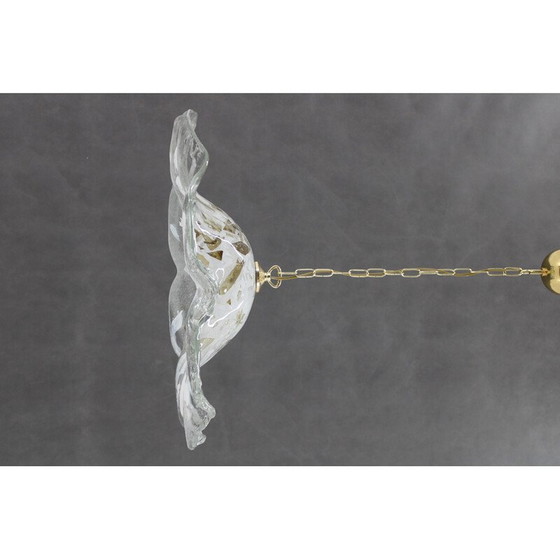 Image 1 of Lampe suspendue vintage en verre de Murano, Italie, années 1980