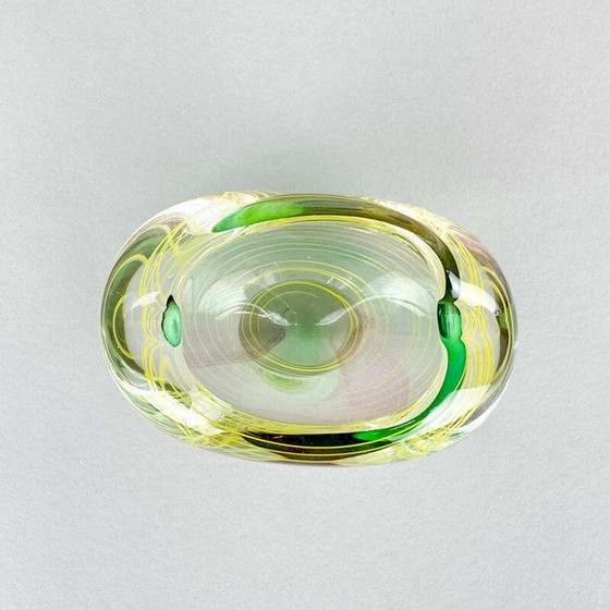 Image 1 of Cendrier vintage en verre d'art par Stanislav Libensky, Tchécoslovaquie 1970