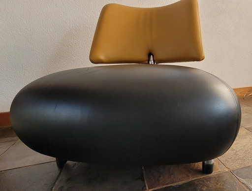 Fauteuil Leolux Pallone cuir