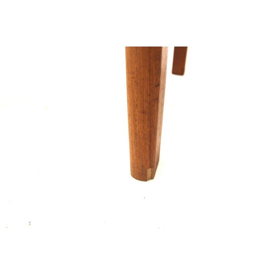 Image 1 of Table de salle à manger vintage en teck et laiton, Suède 1950
