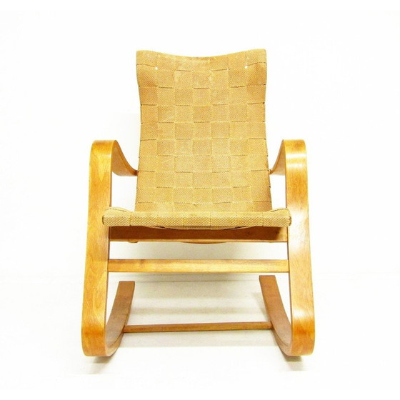Image 1 of Fauteuil à bascule suédois vintage de Gustaf A Berg, années 1940