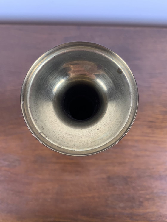 Image 1 of Bougeoir vintage en laiton G.V Harnisch, Danemark