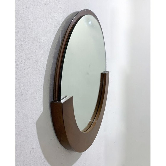 Image 1 of Miroir en bois et verre du Mid Century, Italie