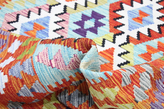 Image 1 of Original Old Style Kelim Afghan 247 X 176 Cm Top condition