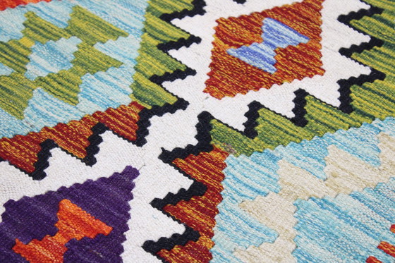 Image 1 of Original Old Style Kelim Afghan 247 X 176 Cm Top condition