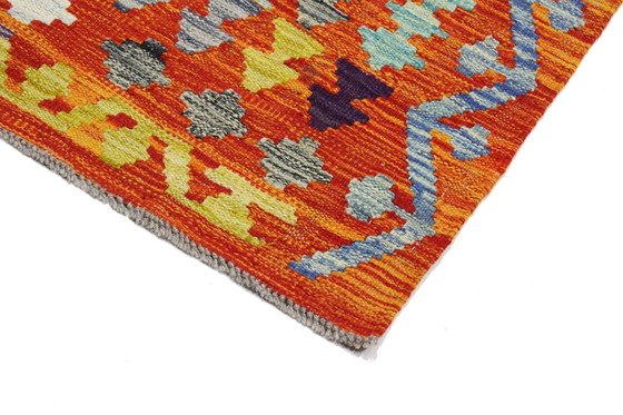 Image 1 of Original Old Style Kelim Afghan 247 X 176 Cm Top condition