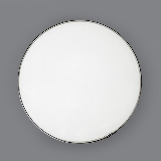 Image 1 of Applique ronde vintage en plastique et métal par Roberto Toso et Renato Pamio pour Leucos, 1970