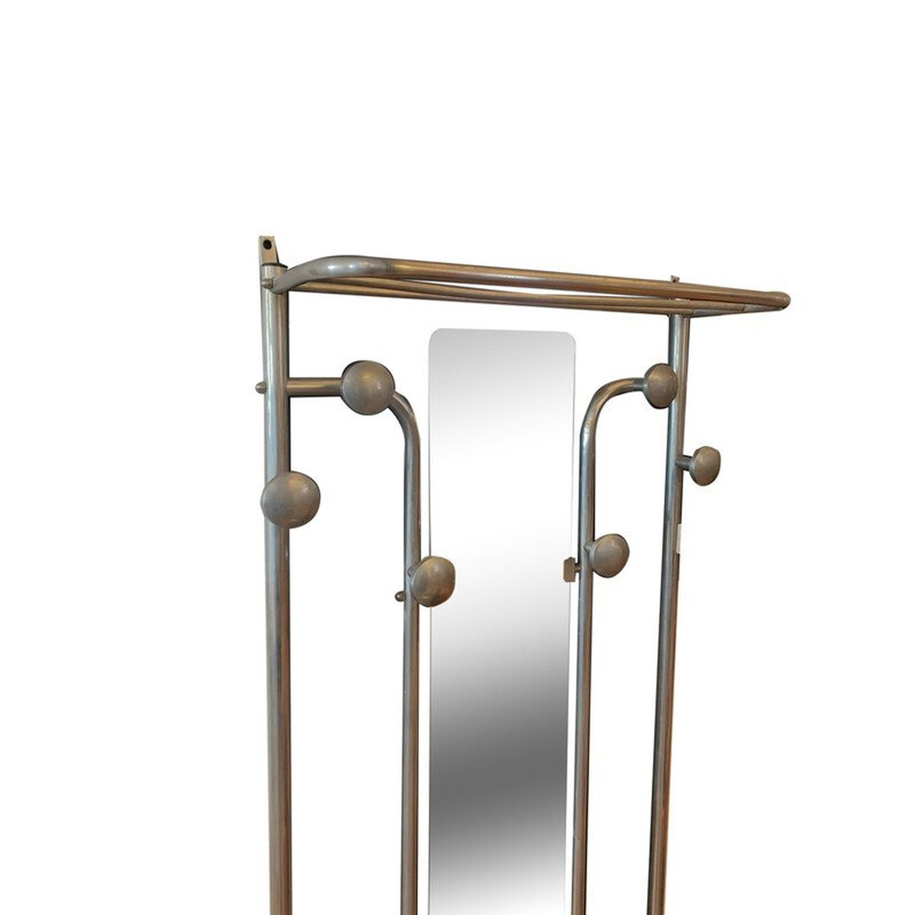 HAKU Möbel Porte-Manteau Anthracite Métal Style Art Déco - Hauteur 180 Cm X Diamètre 46 Cm - Stable Et Élégant