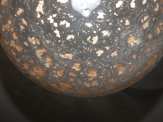 Image 1 of Plafonnier Lampe boule inclusions or UK1aeb