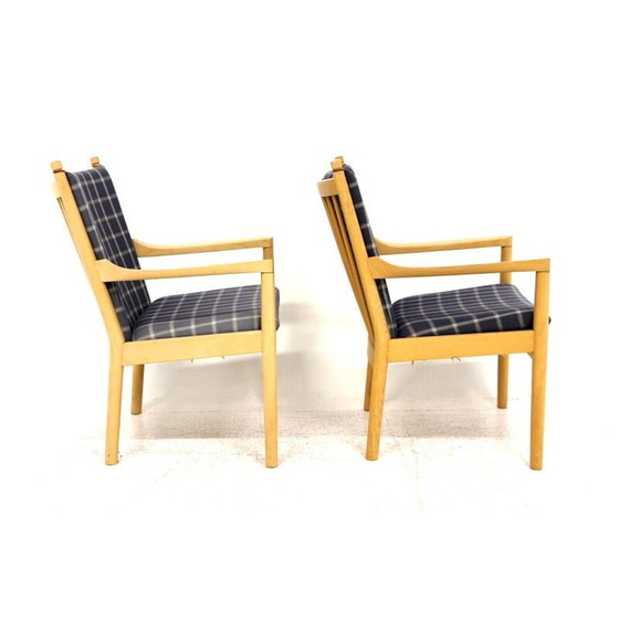 Image 1 of Paire de fauteuils vintage "model 1788" par Hans J Wegner pour Fritz Hansen, Danemark 1970