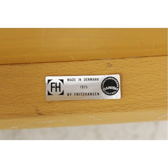 Image 1 of Paire de fauteuils vintage "model 1788" par Hans J Wegner pour Fritz Hansen, Danemark 1970