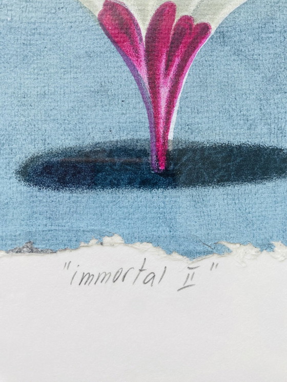 Image 1 of Sharon Amir - Sérigraphie crayon rose