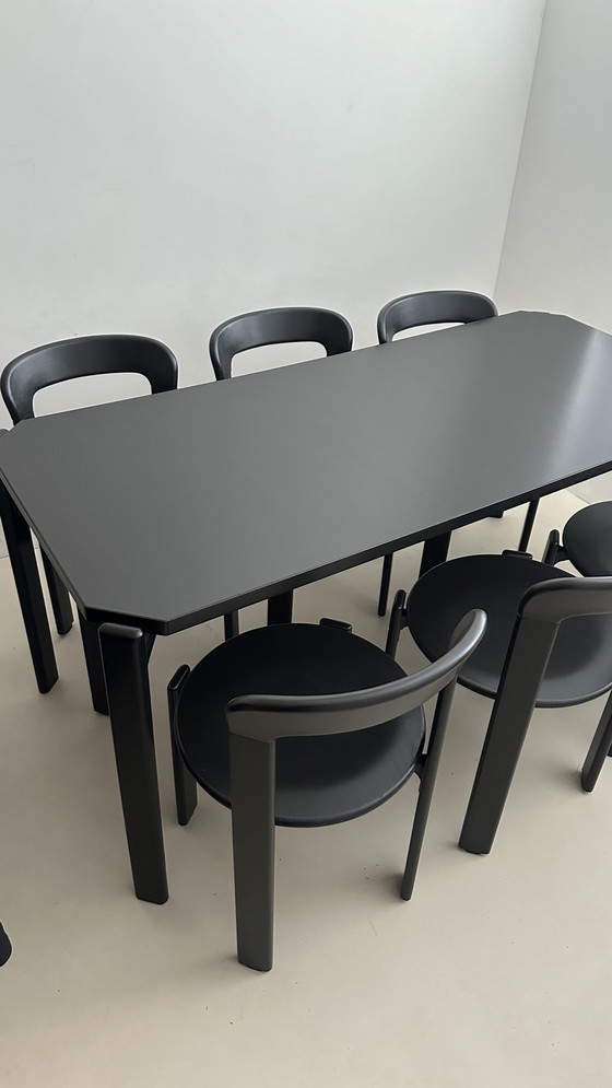 Image 1 of Table de salle à manger Bruno Rey Noir 160X70