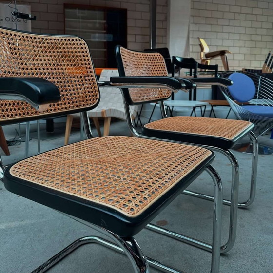 Image 1 of 4X Thonet Cesca Chair By Marcel Breuer