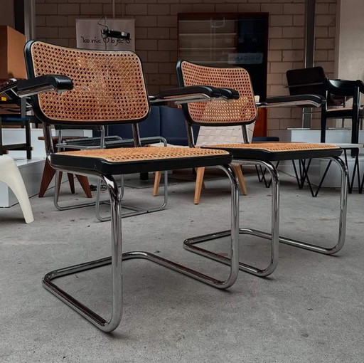 4X Thonet Cesca Chair By Marcel Breuer