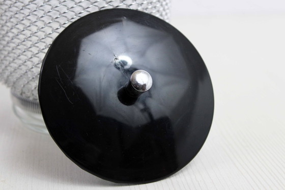 Image 1 of Seau À Glaçons En Verre Et Métal 1970