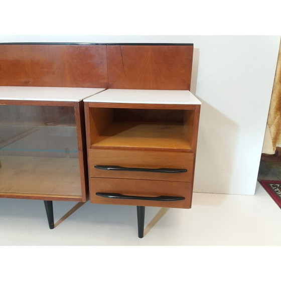 Image 1 of Vintage Composition commode et bureau par Mojmít Požár, Tchécoslovaquie années 1960